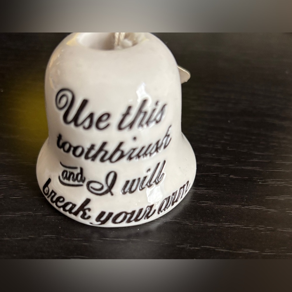 Funny ceramic toothbrush holder